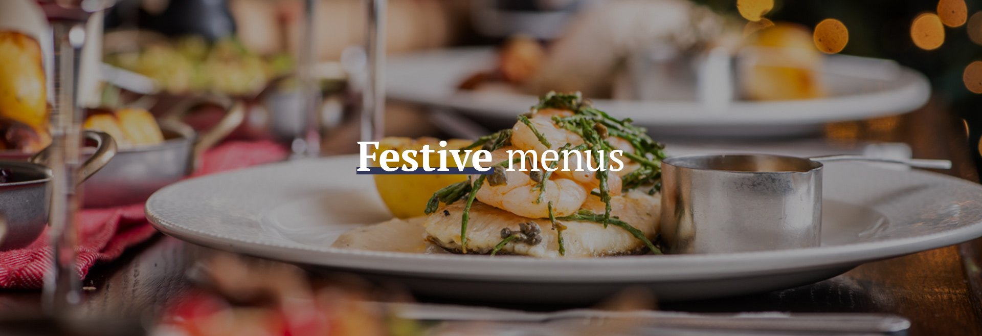 Festive Christmas Menu at The Bull 