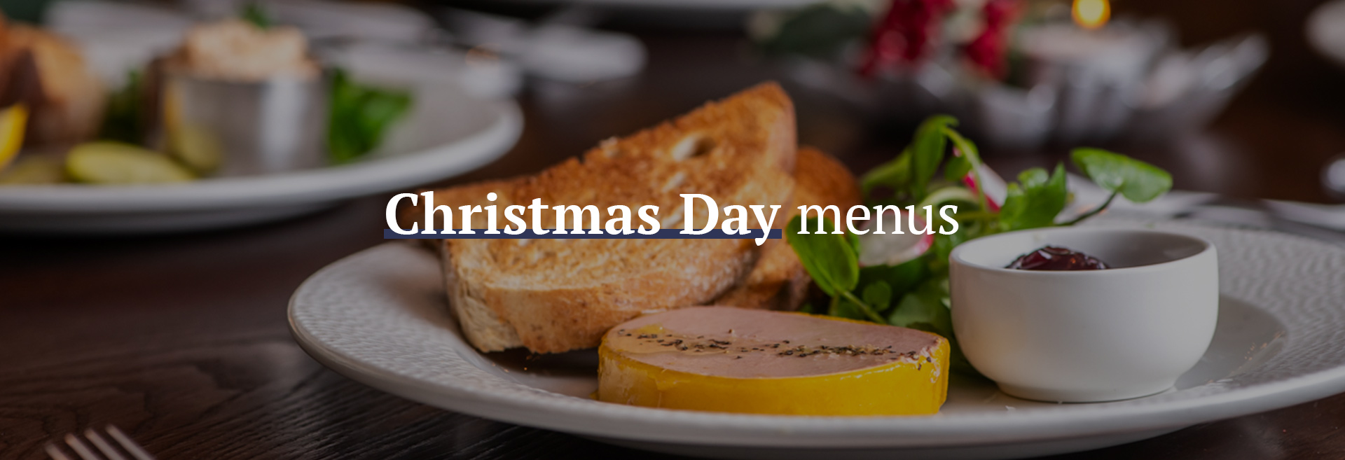 Christmas Day Menu at The Bull