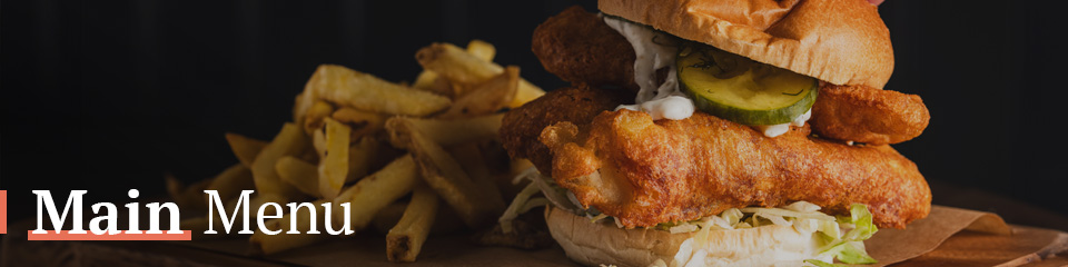 Main Menu at The Bull