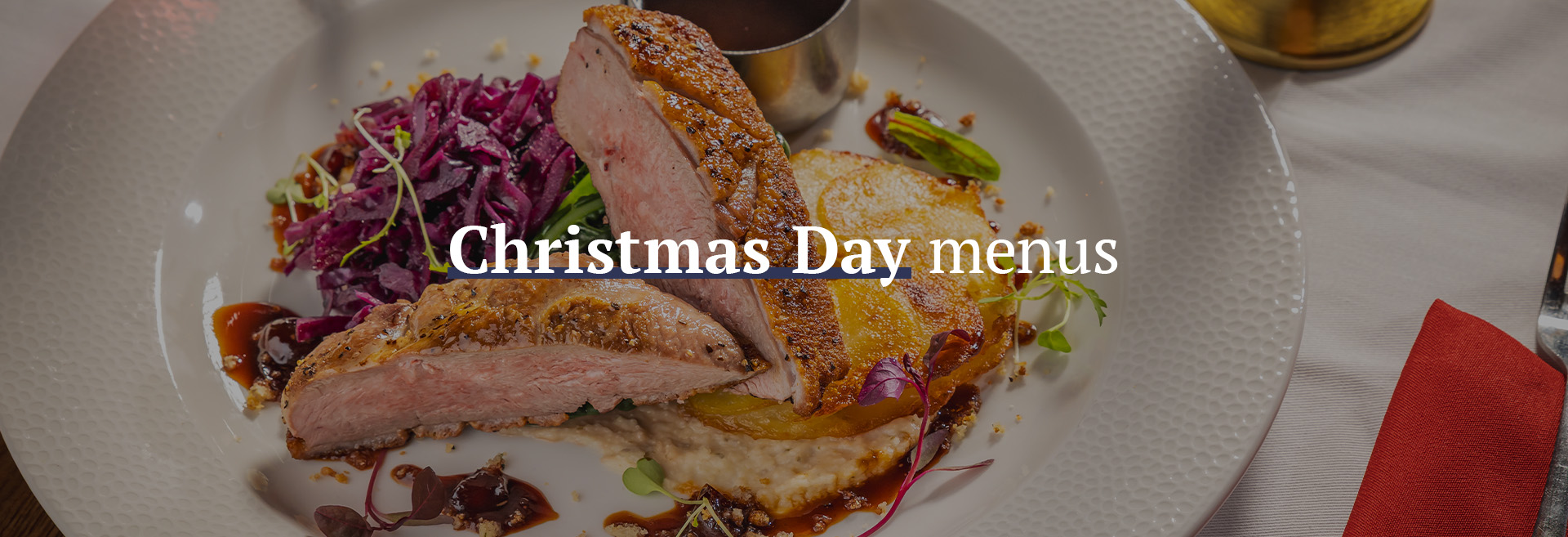 Christmas Day Menu at The Bull