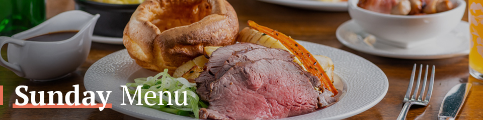Sunday Menu at The Bull